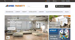 Desktop Screenshot of ambeparkett.de